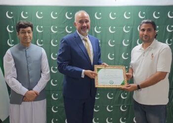 Embassy of Pakistan Awards Certificate of Appreciation to UAE-based Journalist
