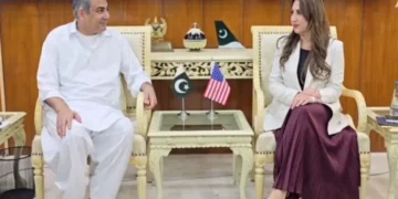 Mohsin Naqvi, Acting US Ambassador Discuss Strengthening Pakistan-US Ties