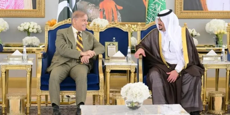 Prime Minister Shehbaz Sharif arrives in Saudi Arabia for Future Investment Initiative Summit