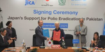 Japan Announces 3.5 Million Dollar Grant for Pakistan’s Polio Eradication Programme