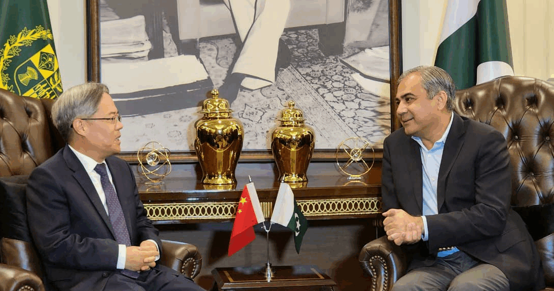 Chinese Ambassador Meets Mohsin Naqvi, Discusses Stronger Pakistan–China Security Cooperation