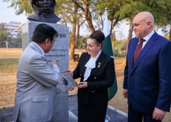 Monument of First Human in Space Yuri Gagarin Unveiled in Islamabad