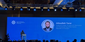 Atta Tarar Meets D-8 Secretary General, Calls for Stronger Media Cooperation