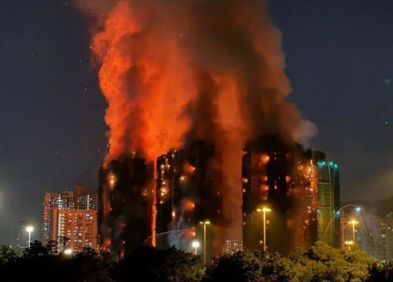 Hong Kong’s worst fire in eight decades kills 94 people