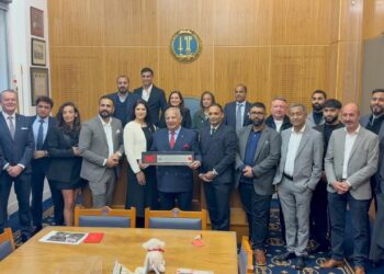 British Pakistani businessman Tariq Sheikh honoured in City of London