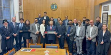 British Pakistani businessman Tariq Sheikh honoured in City of London