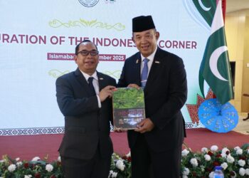 Embassy of the Republic of Indonesia in Islamabad successfully organized the inaugural ceremony of the Indonesian Corner at the National Library of Pakistan on 27 November 2025