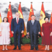 King Felipe VI, accompanied by Queen Letizia, met Xi and First Lady Peng Liyuan at the Great Hall of the People in Beijing