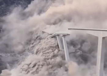 China’s Hongqi Bridge collapses into river, just months after its opening