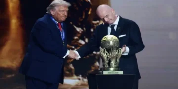 Trump awarded FIFA’s first peace prize at 2026 World Cup draw event in Washington