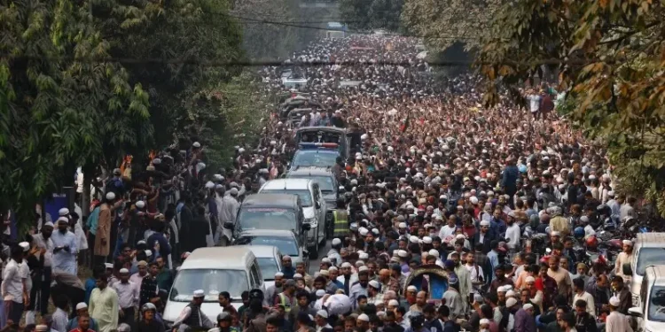 Tens of Thousands Mourn Slain Bangladeshi Youth Leader Sharif Osman Hadi Amid Tight Security