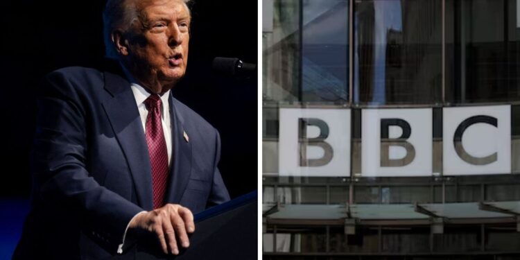 Trump files $10bn defamation lawsuit against BBC over edited Jan 6 speech