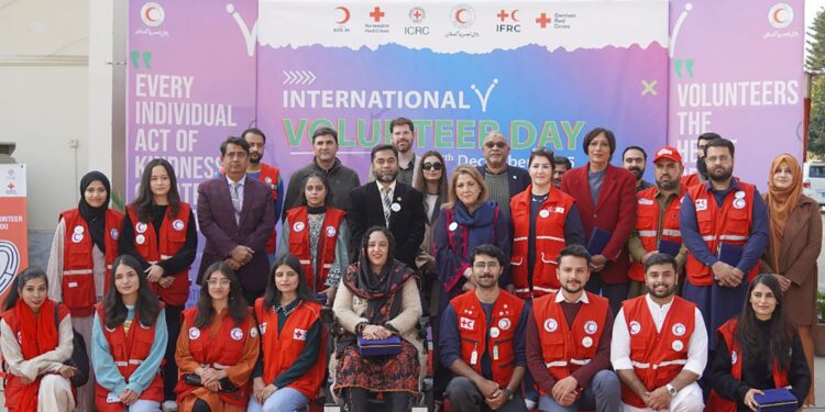 PRCS marks International volunteer day with tributes to spirit of humanity
