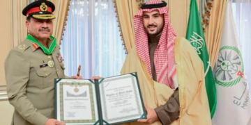 CDF Field Marshal Munir awarded King Abdulaziz medal for his efforts to ‘advance Pak-Saudi ties’