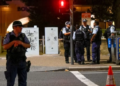Police officers gather at the scene of a shooting incident at Bondi Beach, Sydney, Australia, December 14, 2025.— Reuters