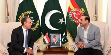 H.E Dr. Badr Ahmed Mohamed Abdelatty, Foreign Minister of the Arab Republic of Egypt and Field Marshal Syed Asim Munir, NI (M), HJ, Chief of Army Staff (COAS)