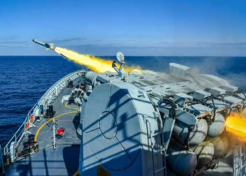 Pakistan Navy successfully conducts live firing of surface-to-air missile in Arabian Sea