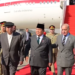 President Asif Ali Zardari and PM Shehbaz Sharif pictured with Indonesia President Prabowo Subianto upon his arrival on official visit at Nur Khan Airbase on December 8, 2025.