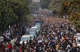 State funeral held for slain youth leader in Bangladesh amid strict security measures