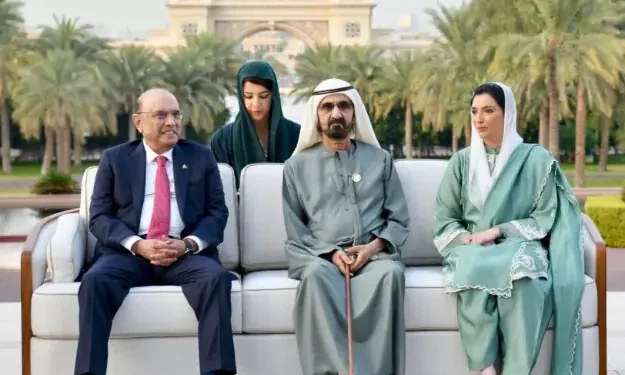 President Zardari Meets Dubai Ruler to Boost Pakistan-UAE Economic Cooperation