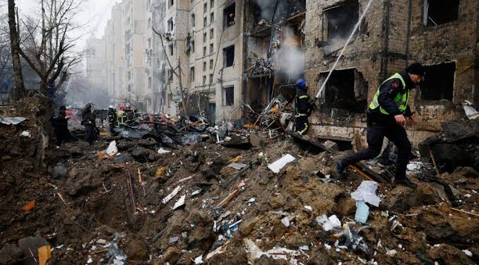 Russia hits Kyiv with drones and missiles, cutting power, water supplies