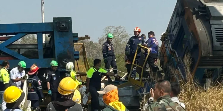 Over 20 killed, dozens injured in train accident at China-backed project in Thailand