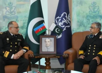 Pakistan, Azerbaijan naval chiefs pledge to strengthen bilateral defence ties: ISPR