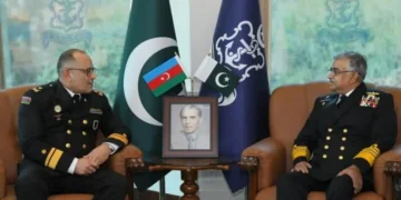 Pakistan, Azerbaijan naval chiefs pledge to strengthen bilateral defence ties: ISPR