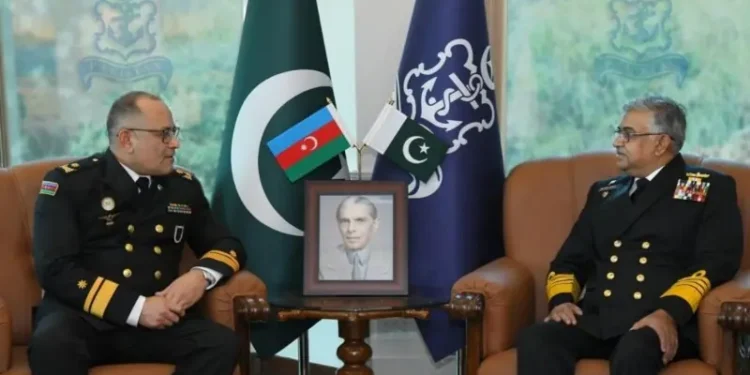 Pakistan, Azerbaijan naval chiefs pledge to strengthen bilateral defence ties: ISPR