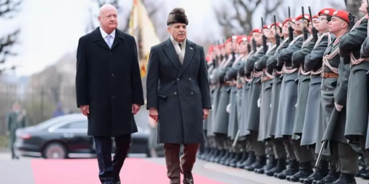 PM Shehbaz in Vienna on two-day visit; accorded guard of honour at Austrian Chancellery