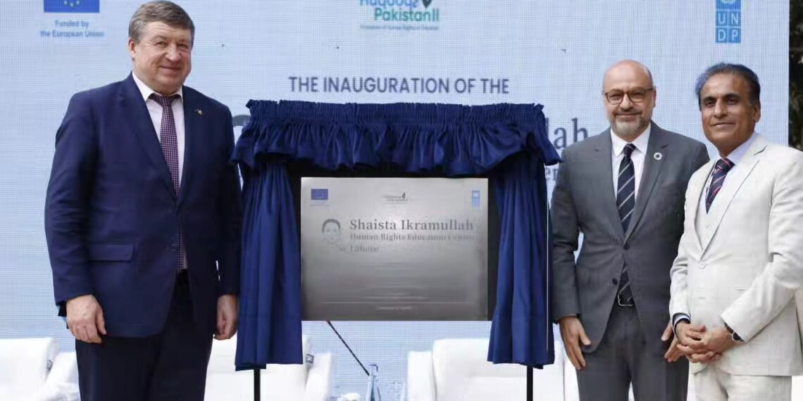 EU and UNDP Launch Shaista Ikramullah Human Rights Education Centre in Lahore