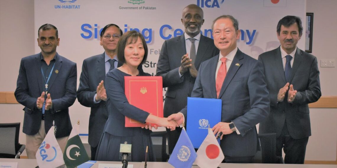 Government of Japan, UN-Habitat and JICA Sign Agreement to Strengthen Disaster Resilience of Schools in KPK