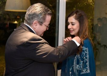 Ayesha Raza  Conferred French National Order of Merit for Outstanding Work in Human and Children’s Rights