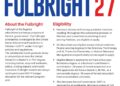 USEFP Now Accepting Applications for the 2027 Fulbright Student Program