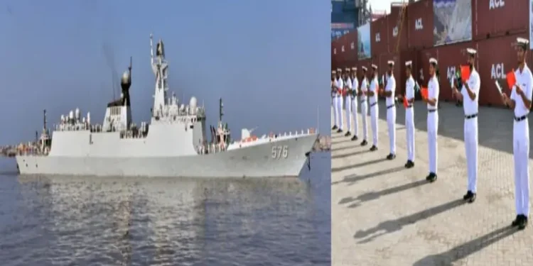Pakistan Navy Welcomes Chinese Naval Ship DAQING for SEA GUARDIAN Exercise
