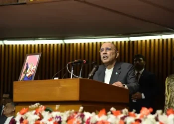 President Zardari Vows Firm Response to Cross-Border Threats Amid Opposition Protests in Parliament