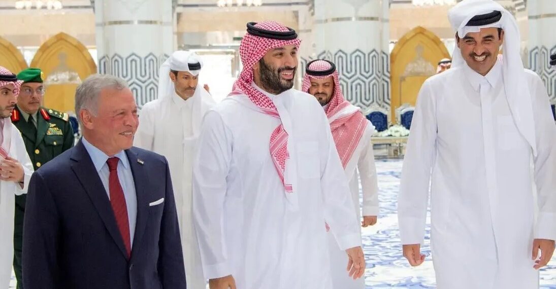 Saudi Crown Prince Holds Trilateral Talks with Jordan, Qatar Leaders Amid Rising Regional Tensions