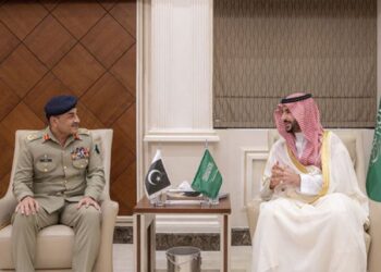 CDF Munir, Saudi defence minister discuss measures to halt Iranian attacks on kingdom
