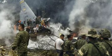 At least 66 killed in Colombia military plane crash