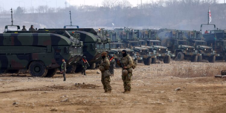 North Korea fires 10 ballistic missiles during US-South Korea military drills