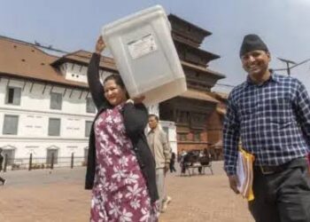 Nepal vote count shows ex-rapper’s party leading in majority of seats