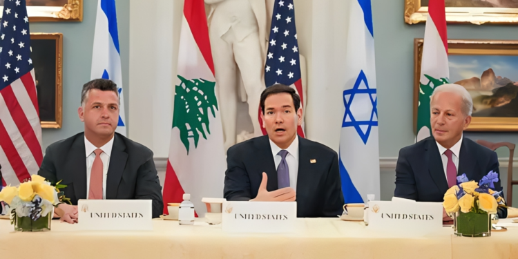 Lebanon and Israel hold first direct diplomatic talks in decades in Washington