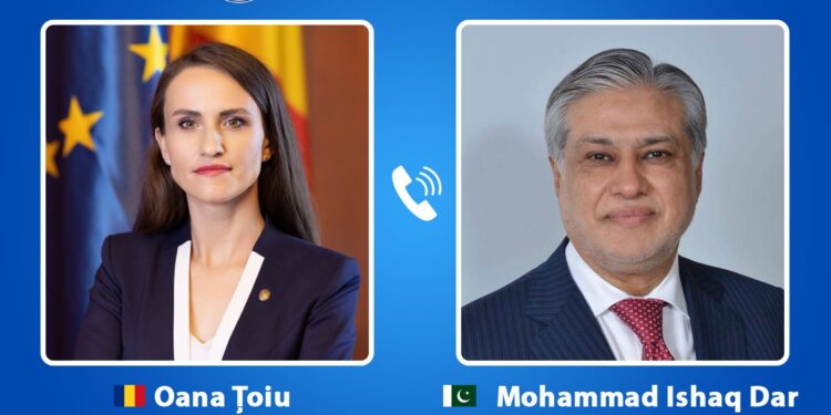Romania, Pakistan Discuss Middle East Stability, Support Strait of Hormuz Reopening