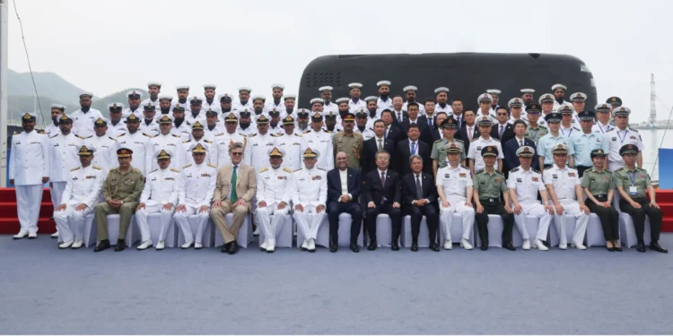 Pakistan Navy Inducts First Hangor-Class Attack Submarine in China