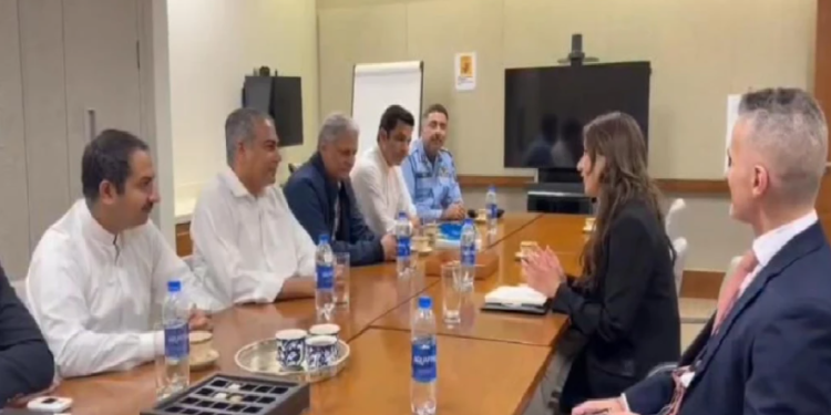 Interior Minister Visits US Embassy, Holds Key Meeting with Ambassador Natalie Baker