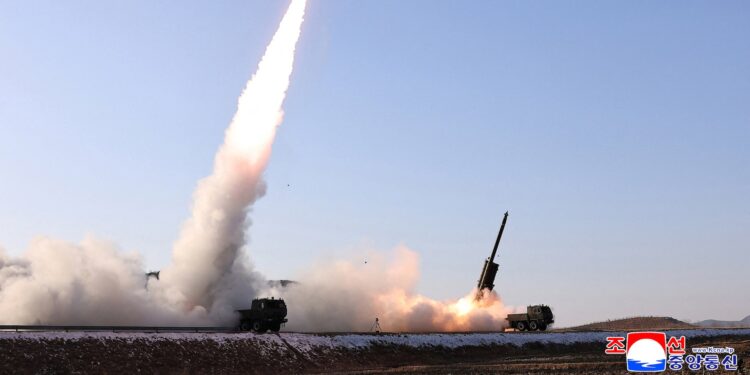 North Korea unveils cluster-bomb missile, electronic warfare capability