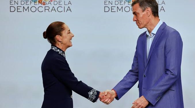 Mexico, Spain move to reset ties as Sheinbaum visits Barcelona summit