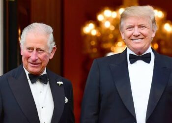 As Trump greets Charles, the White House calls them ‘TWO KINGS’