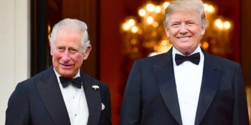 As Trump greets Charles, the White House calls them ‘TWO KINGS’