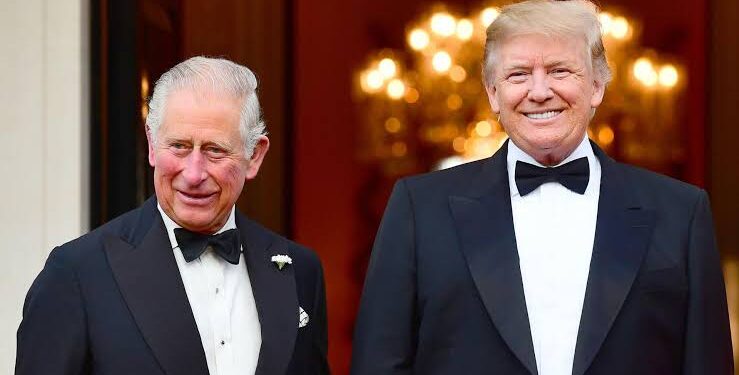 As Trump greets Charles, the White House calls them ‘TWO KINGS’